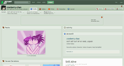 Desktop Screenshot of cranberry-chan.deviantart.com