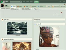 Tablet Screenshot of piaj.deviantart.com