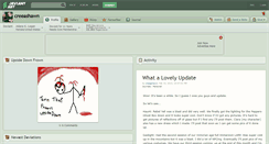Desktop Screenshot of creeashawn.deviantart.com