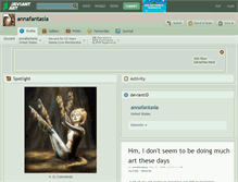 Tablet Screenshot of annafantasia.deviantart.com