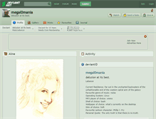 Tablet Screenshot of megal0mania.deviantart.com