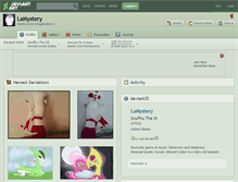 Tablet Screenshot of lamystery.deviantart.com