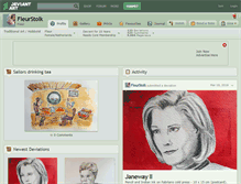 Tablet Screenshot of fleurstolk.deviantart.com