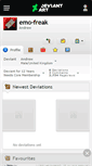 Mobile Screenshot of emo-freak.deviantart.com