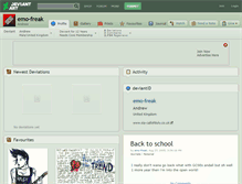 Tablet Screenshot of emo-freak.deviantart.com
