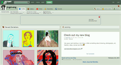 Desktop Screenshot of jingsiwang.deviantart.com