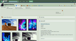 Desktop Screenshot of masterevilgenius.deviantart.com