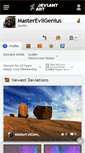 Mobile Screenshot of masterevilgenius.deviantart.com