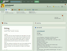 Tablet Screenshot of cynicalxpoet.deviantart.com