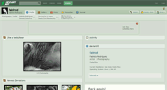 Desktop Screenshot of fabirod.deviantart.com