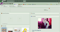 Desktop Screenshot of diana-the-hedge-bat.deviantart.com
