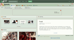 Desktop Screenshot of demondo.deviantart.com