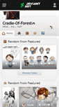 Mobile Screenshot of cradle-of-forest.deviantart.com