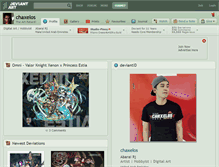 Tablet Screenshot of chaxelos.deviantart.com