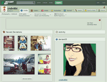 Tablet Screenshot of cndwithi.deviantart.com
