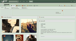 Desktop Screenshot of jaderade.deviantart.com