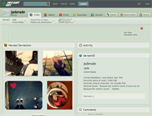 Tablet Screenshot of jaderade.deviantart.com