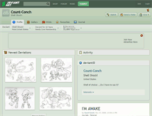 Tablet Screenshot of count-conch.deviantart.com