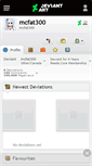 Mobile Screenshot of mcfat300.deviantart.com
