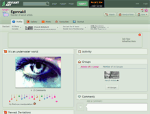 Tablet Screenshot of egonnakii.deviantart.com