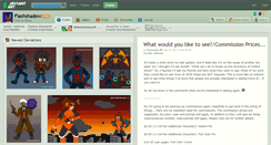 Desktop Screenshot of flashshadow.deviantart.com
