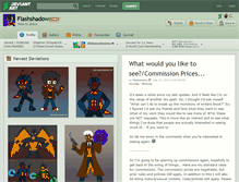 Tablet Screenshot of flashshadow.deviantart.com