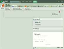 Tablet Screenshot of e-emo-o.deviantart.com