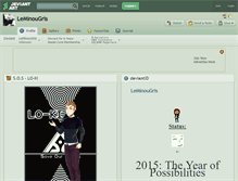 Tablet Screenshot of leminougris.deviantart.com