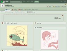 Tablet Screenshot of neolithics.deviantart.com