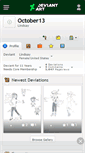 Mobile Screenshot of october13.deviantart.com