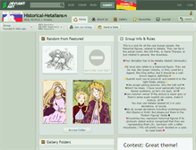 Tablet Screenshot of historical-hetalians.deviantart.com