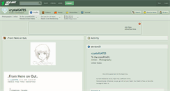 Desktop Screenshot of crystalgates.deviantart.com