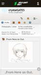 Mobile Screenshot of crystalgates.deviantart.com
