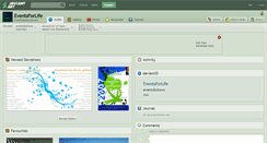 Desktop Screenshot of eventsforlife.deviantart.com
