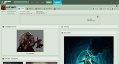 Desktop Screenshot of andregart.deviantart.com