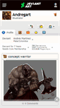 Mobile Screenshot of andregart.deviantart.com