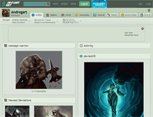 Tablet Screenshot of andregart.deviantart.com