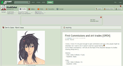 Desktop Screenshot of kluddsekai.deviantart.com
