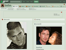 Tablet Screenshot of eurofoxx.deviantart.com