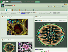 Tablet Screenshot of maya49m.deviantart.com