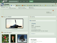 Tablet Screenshot of jtweety.deviantart.com