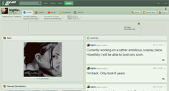 Desktop Screenshot of leighfan.deviantart.com