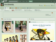Tablet Screenshot of cinco-elementos.deviantart.com