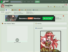 Tablet Screenshot of hongchina.deviantart.com