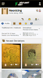 Mobile Screenshot of neonicing.deviantart.com