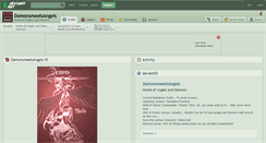 Desktop Screenshot of demonsmeetsangels.deviantart.com