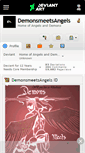 Mobile Screenshot of demonsmeetsangels.deviantart.com
