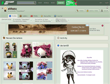 Tablet Screenshot of akikazu.deviantart.com