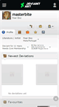 Mobile Screenshot of masterbite.deviantart.com