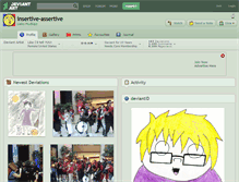 Tablet Screenshot of insertive-assertive.deviantart.com
